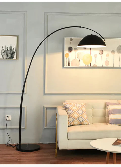 Midnight reverse Arc Floor Lamp