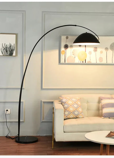 Midnight reverse Arc Floor Lamp