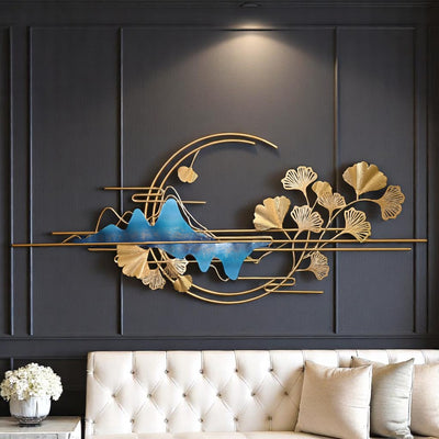 Mountain Bloom Elegance Wall Motive