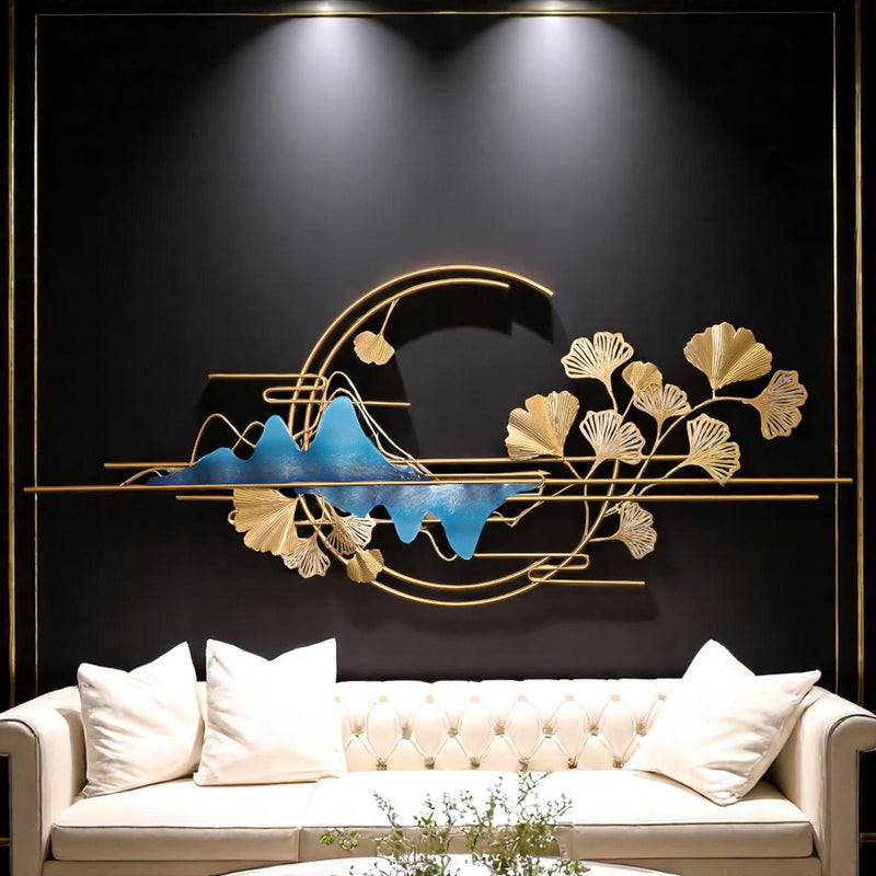 Mountain Bloom Elegance Wall Motive