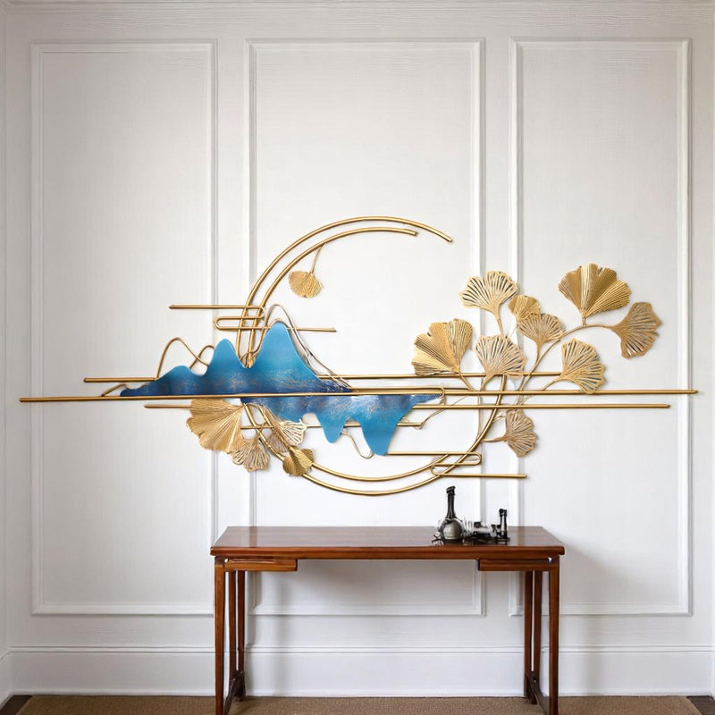 Mountain Bloom Elegance Wall Motive