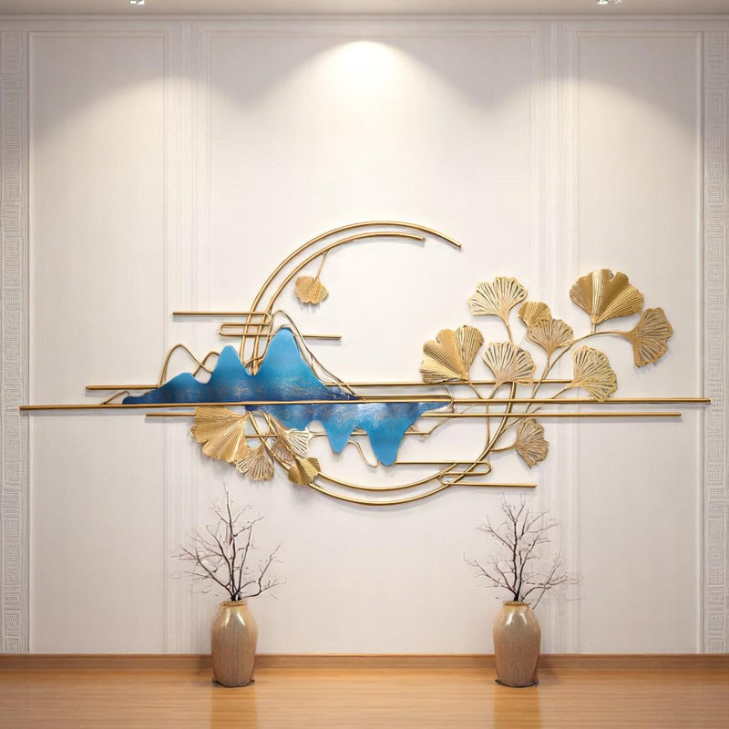 Mountain Bloom Elegance Wall Motive