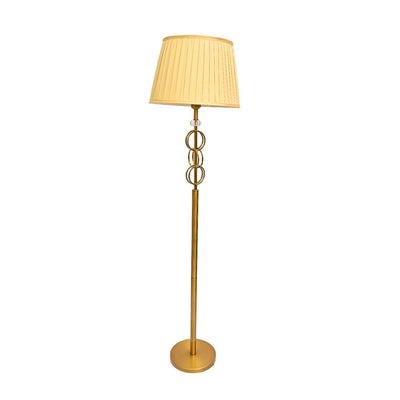 Obsidian Rise – Matte Gold Floor Lamp