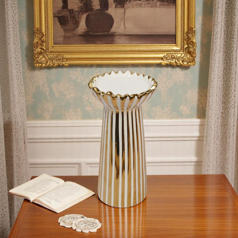 Ceramic Glow Candle Stands Set