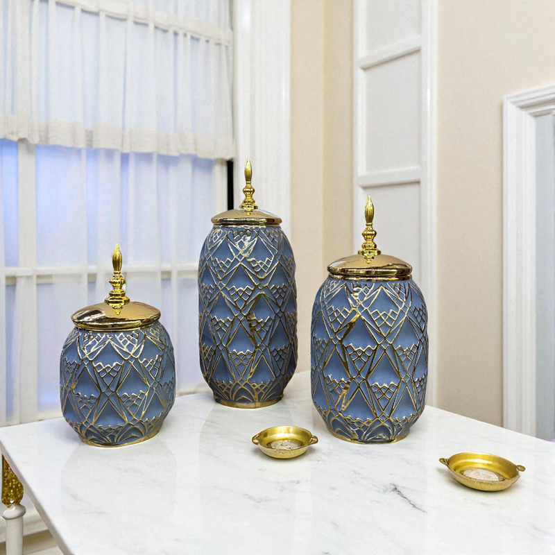 Majestic Royale Embossed Jars