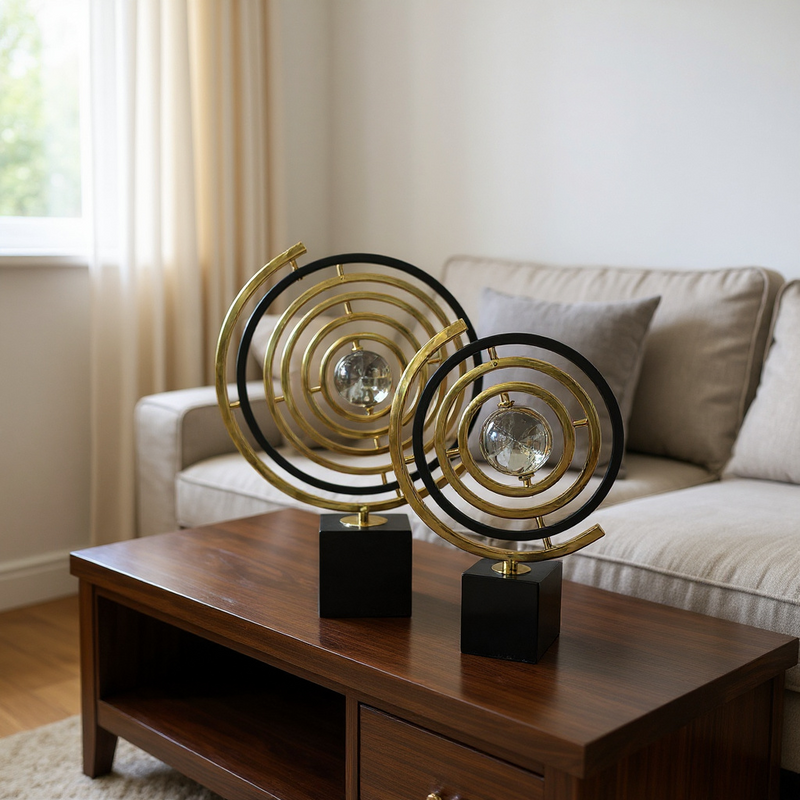 Luxurious Aesthetic Crystal Globe Ornaments