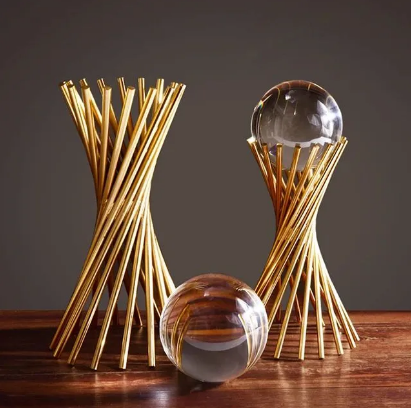 Original Heavy Brass Radiant Orbit Ornaments