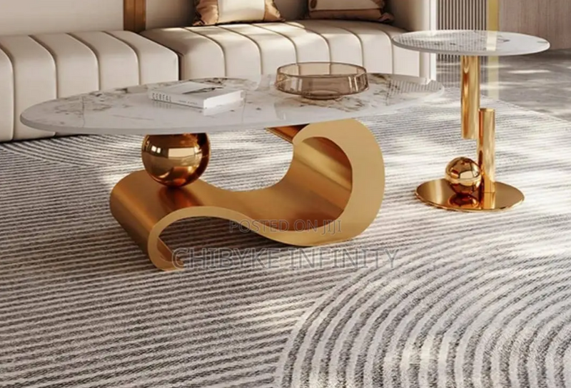 Imported Wave Luxe Centre and Coffee Table