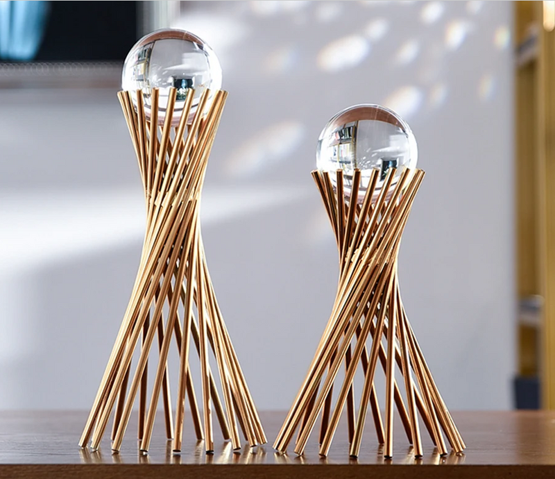 Original Heavy Brass Radiant Orbit Ornaments