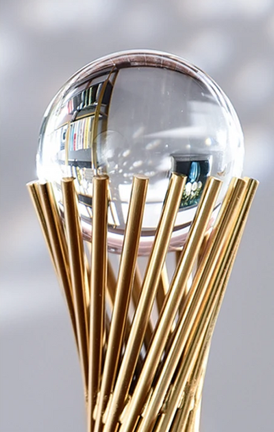 Original Heavy Brass Radiant Orbit Ornaments