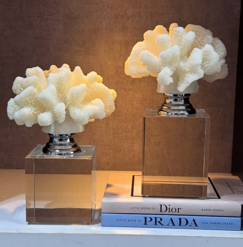 Elegant Resin Coral Decorative Sculptures