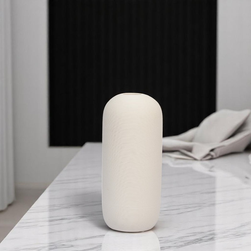 Luna Form Trio Ceramic Vases