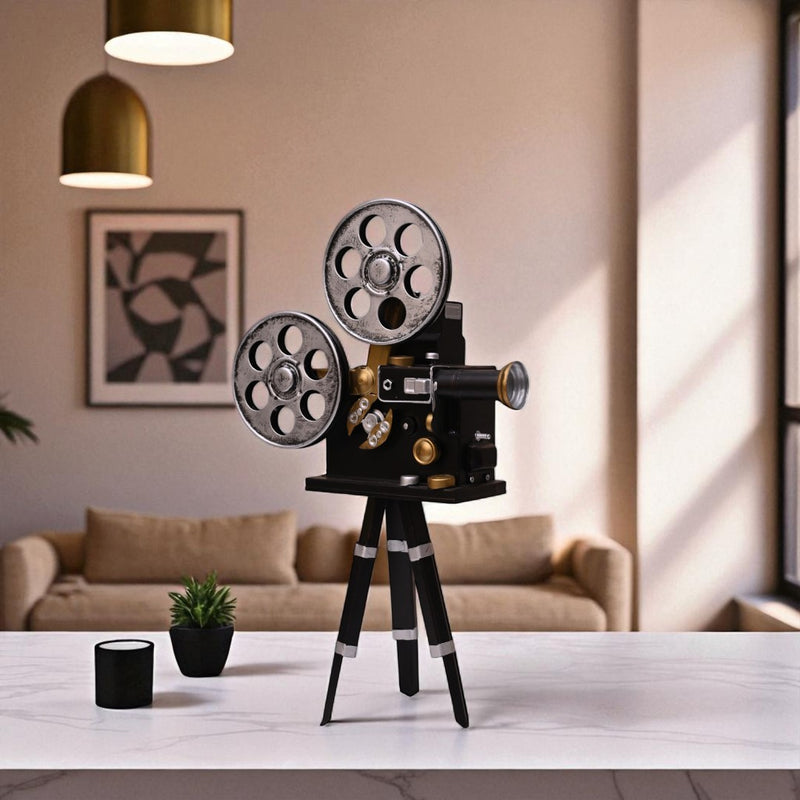 Vintage Cinema Tripod Camera