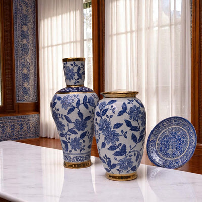 Ocean Breeze Ceramic Vases