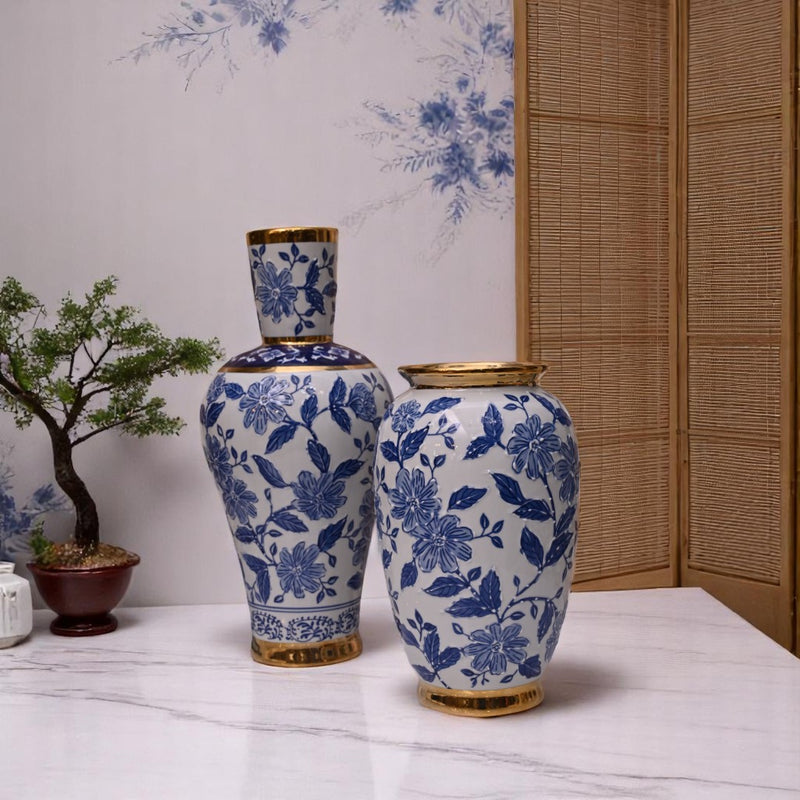 Ocean Breeze Ceramic Vases