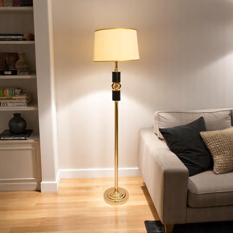 Obsidian  – Matte Rose gold Floor Lamp