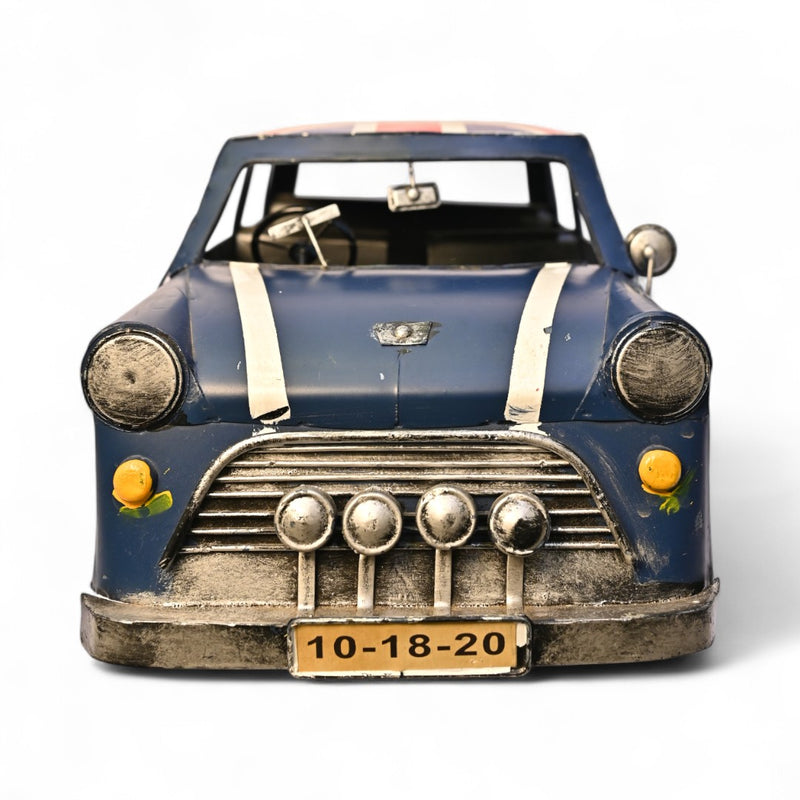 Retro Metallic Car Decor