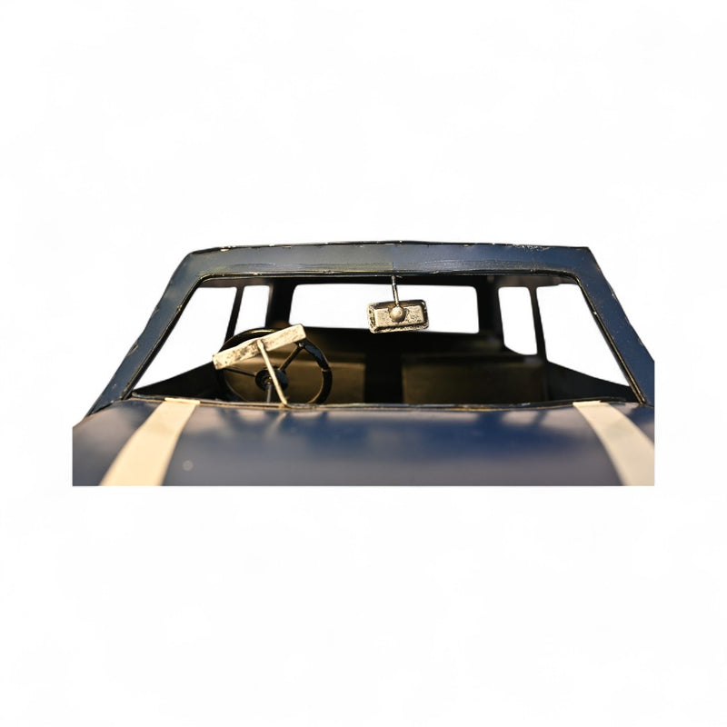 Retro Metallic Car Decor