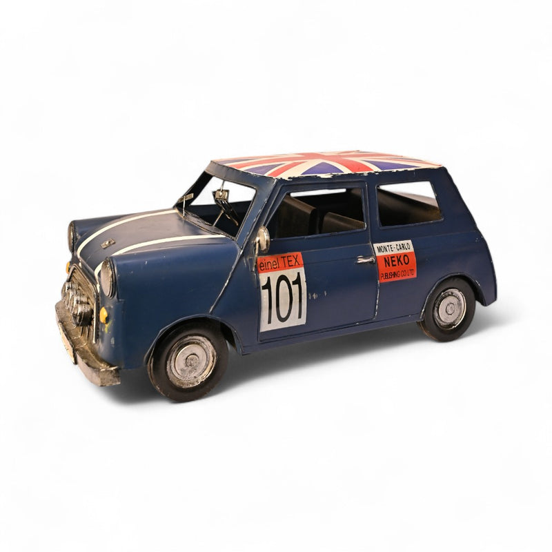 Retro Metallic Car Decor