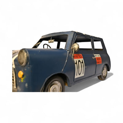 Retro Metallic Car Decor