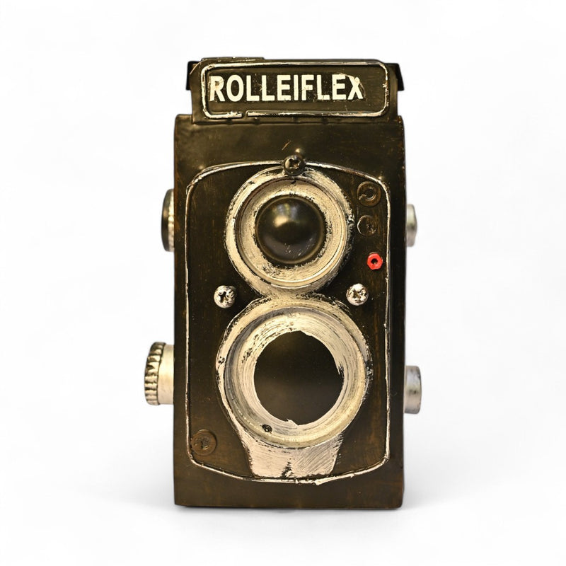 Vintage Metallic Rolleiflex Camera Model