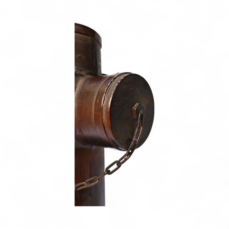 The Metallic Cross Time Sentinel – Table Clock