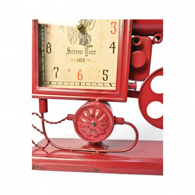 Cine Time Classic – Metallic Table Clock
