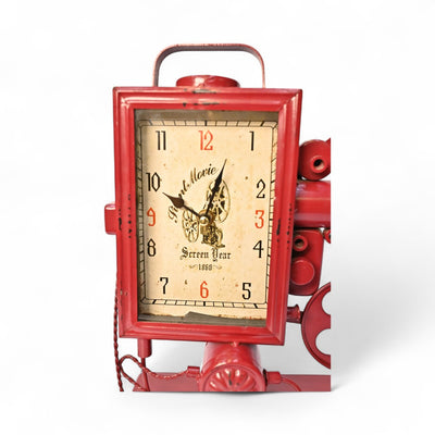 Cine Time Classic – Metallic Table Clock