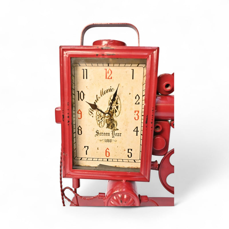 Cine Time Classic – Metallic Table Clock