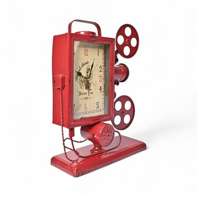 Cine Time Classic – Metallic Table Clock