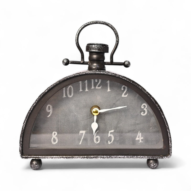 Vintage Horizon Half-Moon Table Clock