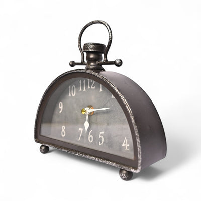 Vintage Horizon Half-Moon Table Clock
