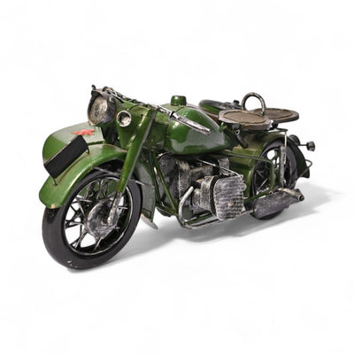 Retro Rider Metal Bike Decor