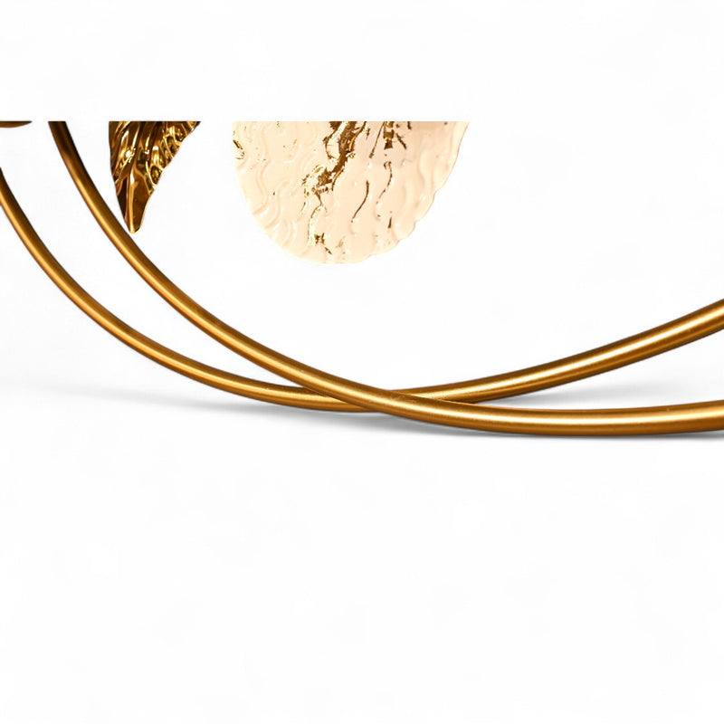 brass Golden Bloom Embrace