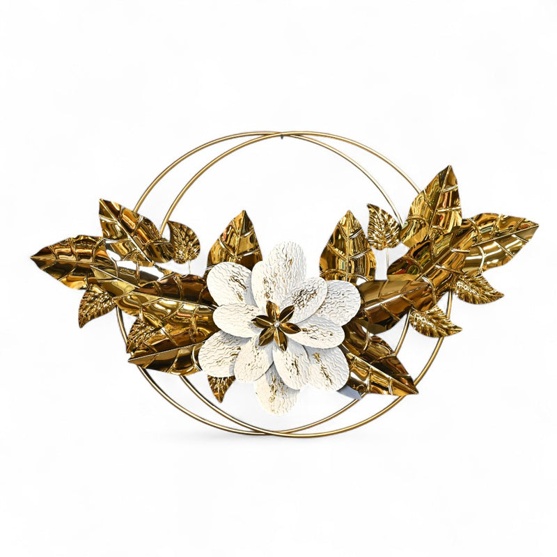 brass Golden Bloom Embrace