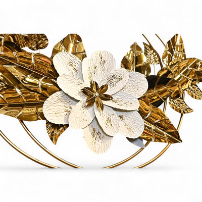 brass Golden Bloom Embrace