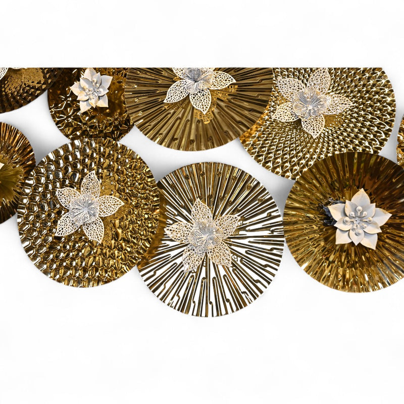 Brass Gold Elegance – Wall Motive