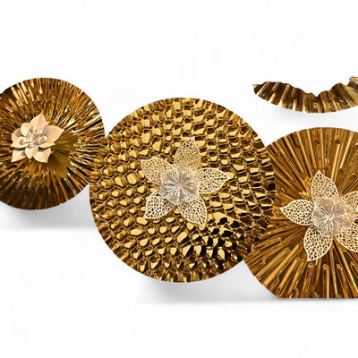 Brass Gold Elegance – Wall Motive