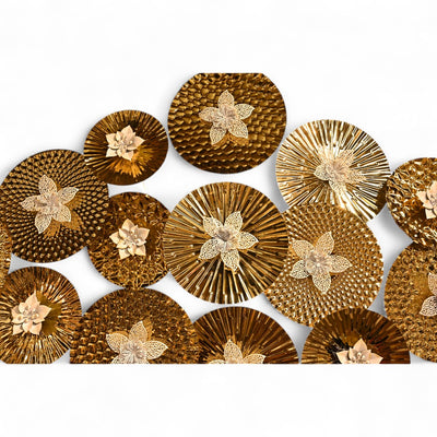 Brass Gold Elegance – Wall Motive