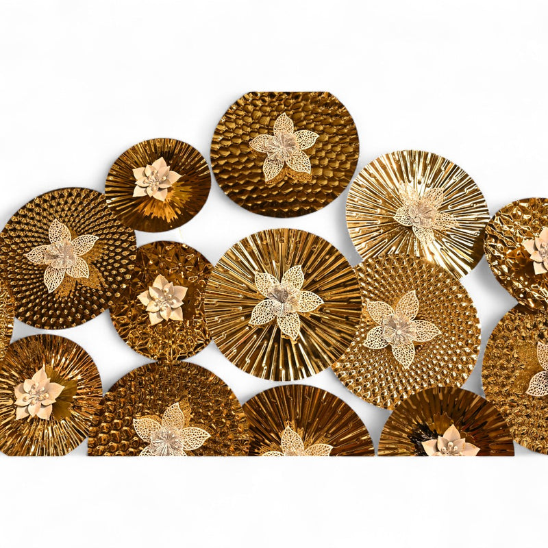 Brass Gold Elegance – Wall Motive