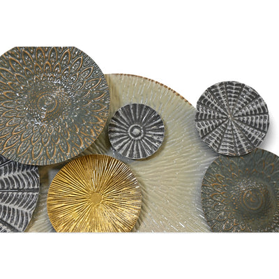 Abstract Multi-Plated Wall Motive