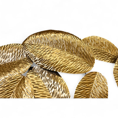 Golden Leaf Wall Motive Art