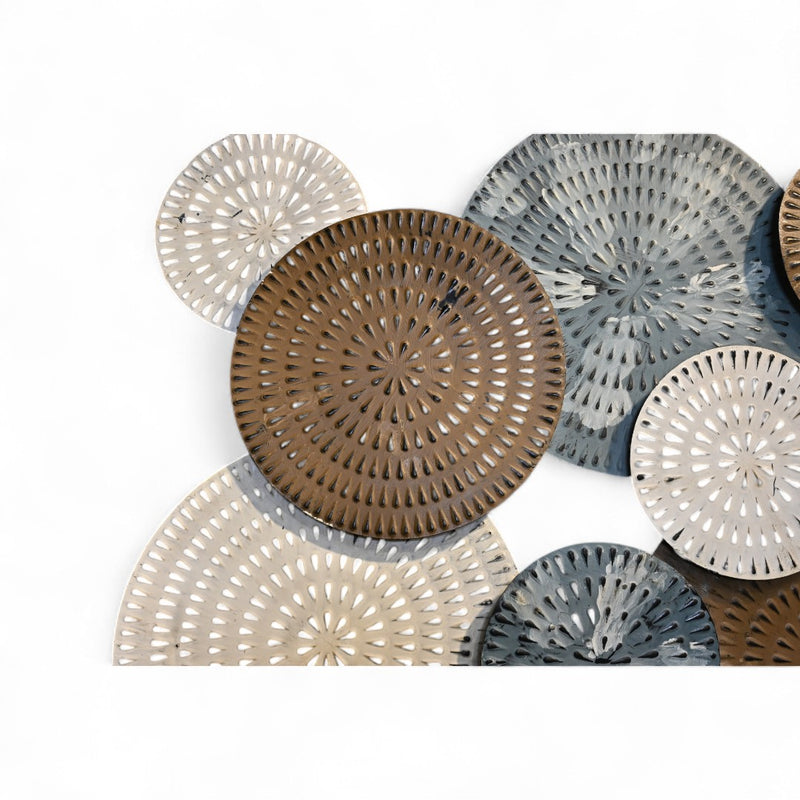 Radiant Circular Metal Wall Motive