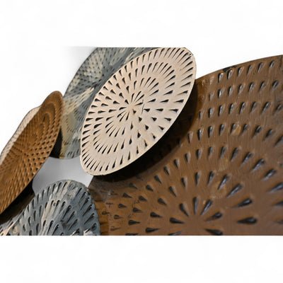 Radiant Circular Metal Wall Motive