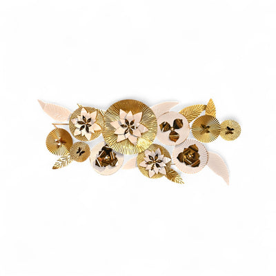 White Floral Wall Motive