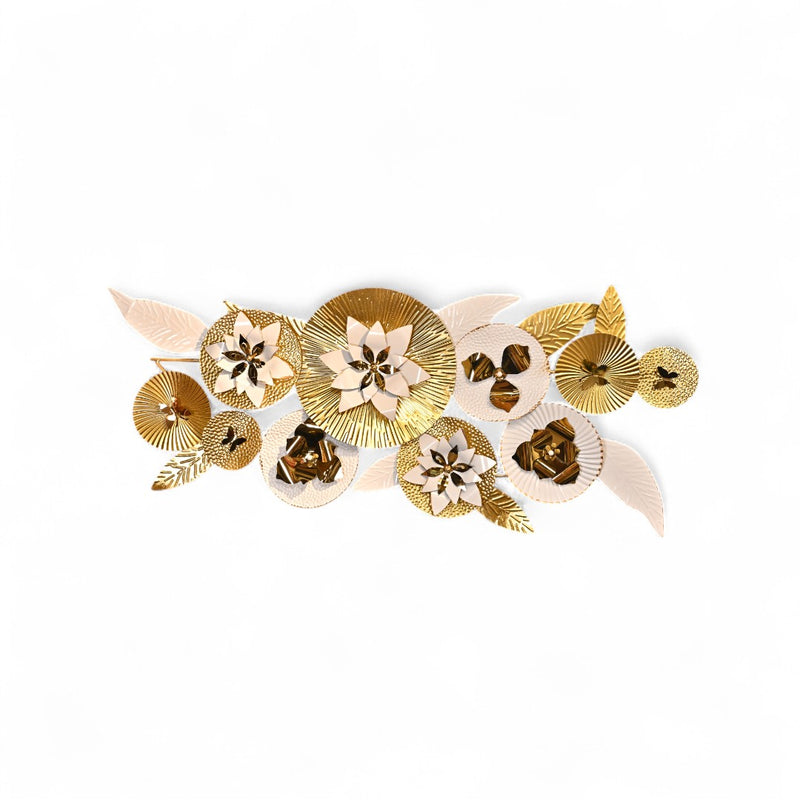 White Floral Wall Motive