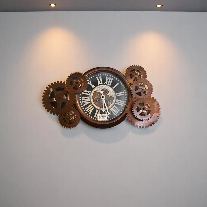 AquaTick Splash Metallic Wall Clock
