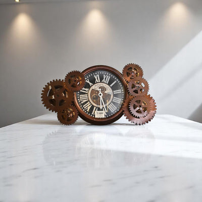 AquaTick Splash Metallic Wall Clock