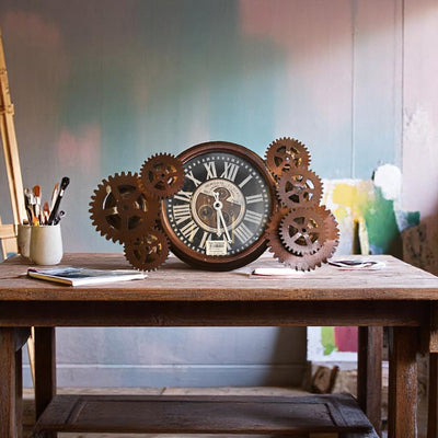 AquaTick Splash Metallic Wall Clock