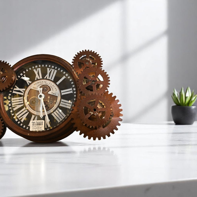 AquaTick Splash Metallic Wall Clock
